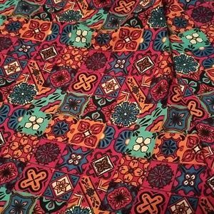 os lularoe leggings multi color print
